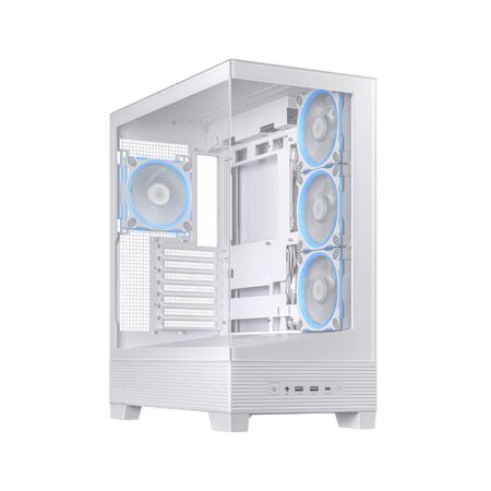 Gabinete Asus A31 Plus TG Vidrio Templado ARGB Blanco