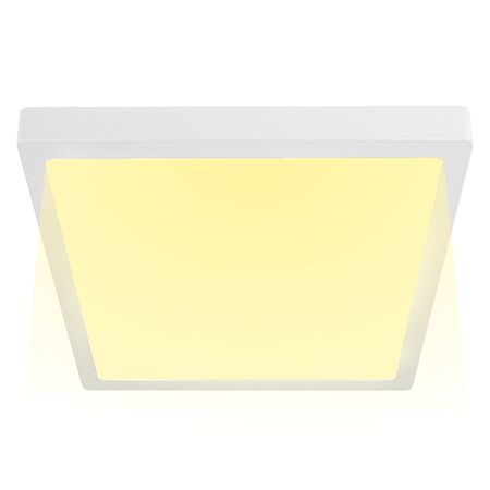 Plafón Lampara Techo Led Gadnic PNL18 Cálido 3000k Cuadrado 18W