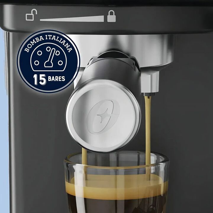 Oster PrimaLatte EM6603B Negro Cafetera Espresso De 15 Bares - Vista 5
